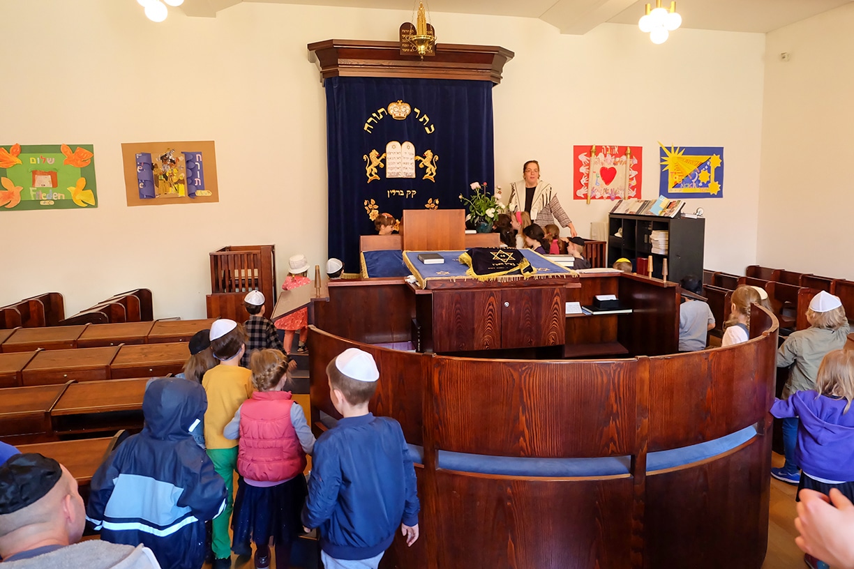 Masorti Kita Gruppe besucht die Synagoge Oranienburger Straße © Masorti Kitas